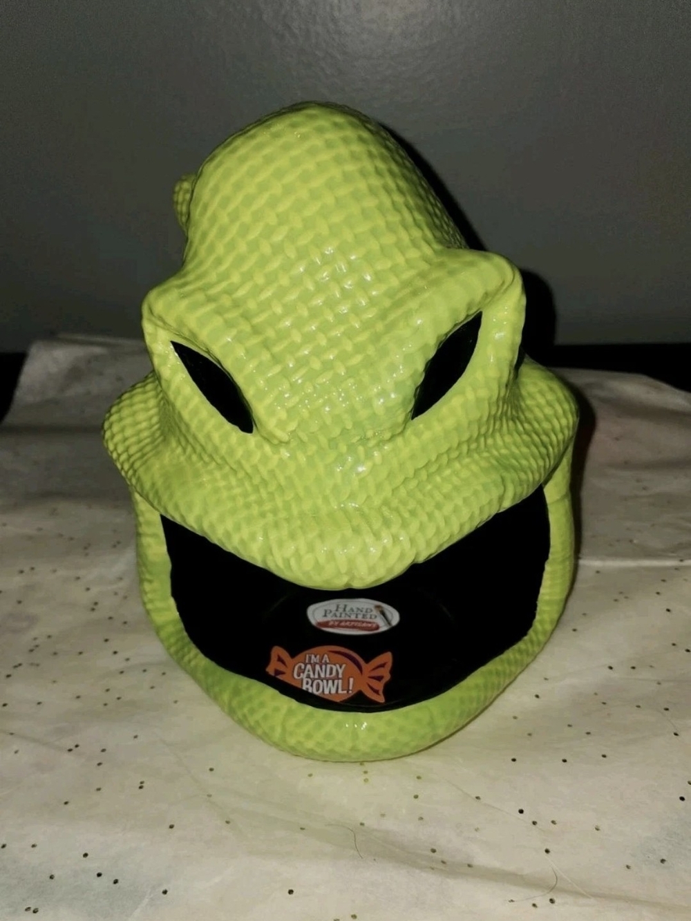 Oogie Boogie Halloween Candy Dish Disney Nightmare Before Christmas Cookie Jar
